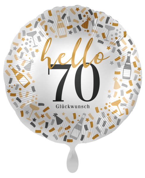 Folienballon - Hello 70 - ø 43cm